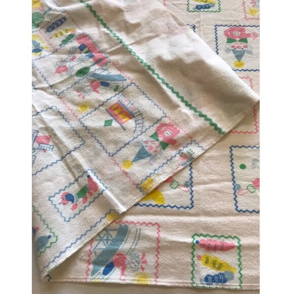 Soft Flannel Baby Blanket New Born Swaddle Wrap Blanket For Babies Circus Clowns - Picture 4 of 4